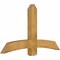 Ekena Millwork Bellingham Rough Sawn Timber Gable Bracket, Western Red Cedar, 60"W x 35"H x 4"D x 6"F, 14/12 Pitch GBW060X35X0406BEL00RWR - alternate 3